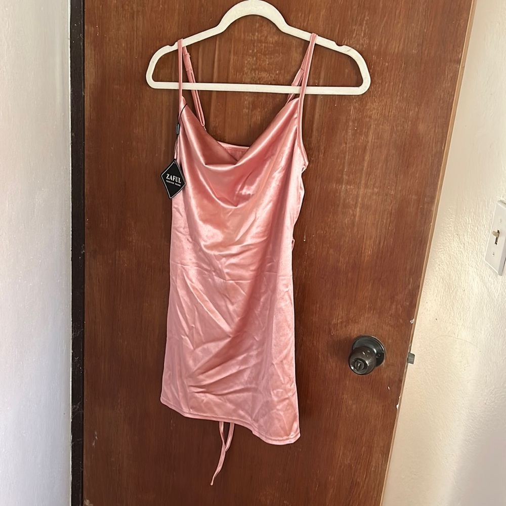 NWT ZAFUL SILKY MINI DRESS